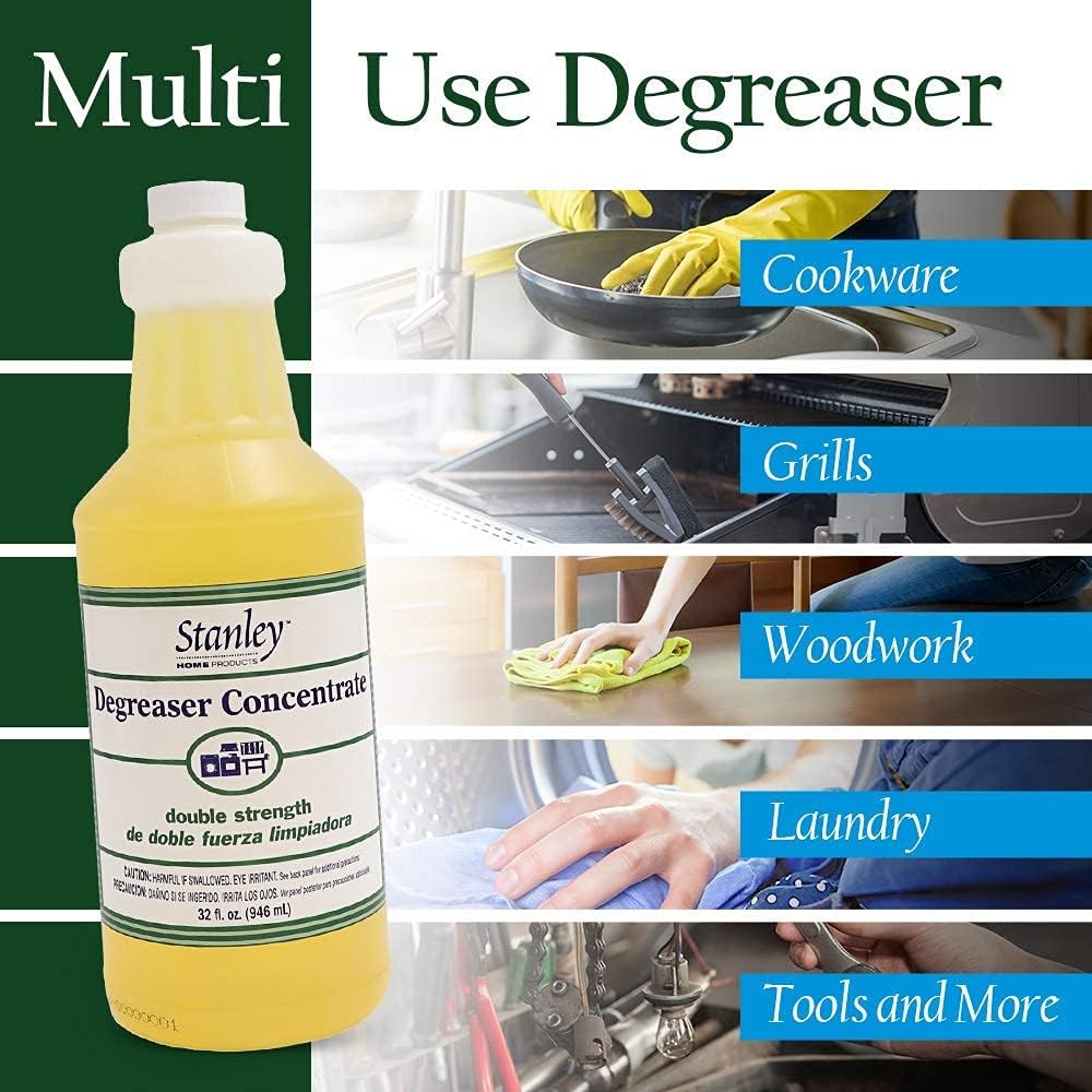 STANLEY HOME PRODUCTS Original Degreaser - Removes Stubborn Grease & Grime - Powerful Multipurpose Cleaning Solution for Home & Commercial Use (6 Pack)