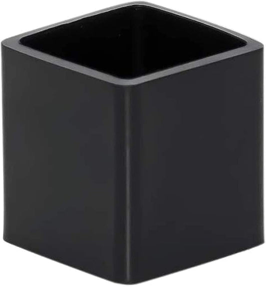 Still Awake 16 Pcs Black Square Anti-Slip Rubber Leg Tips Chair Leg Caps Furniture Floor Protectors Chair Table Bar Stool Leg Covers Furniture Leg Cube Feet 1.38 Inch x 1.38 Inch (35 x 35mm)