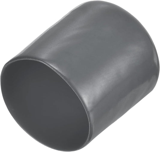 uxcell 20pcs Rubber End Caps 26mm ID Vinyl Round Tube Bolt Cap Cover Thread Protectors Dark Grey