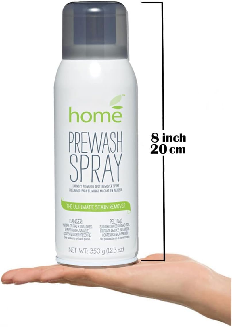 Laundry Prewash Spray Aerosol 12.3 Oz (Ultimate Tough Stain Remover for White Shirts/Clothes w/o Scrub/Soak),Plus 4-in-1 Fabric Softener Dryer Sheets 6.4"x9" 1000 Single PCS (Drive Clothes Ultra Soft)