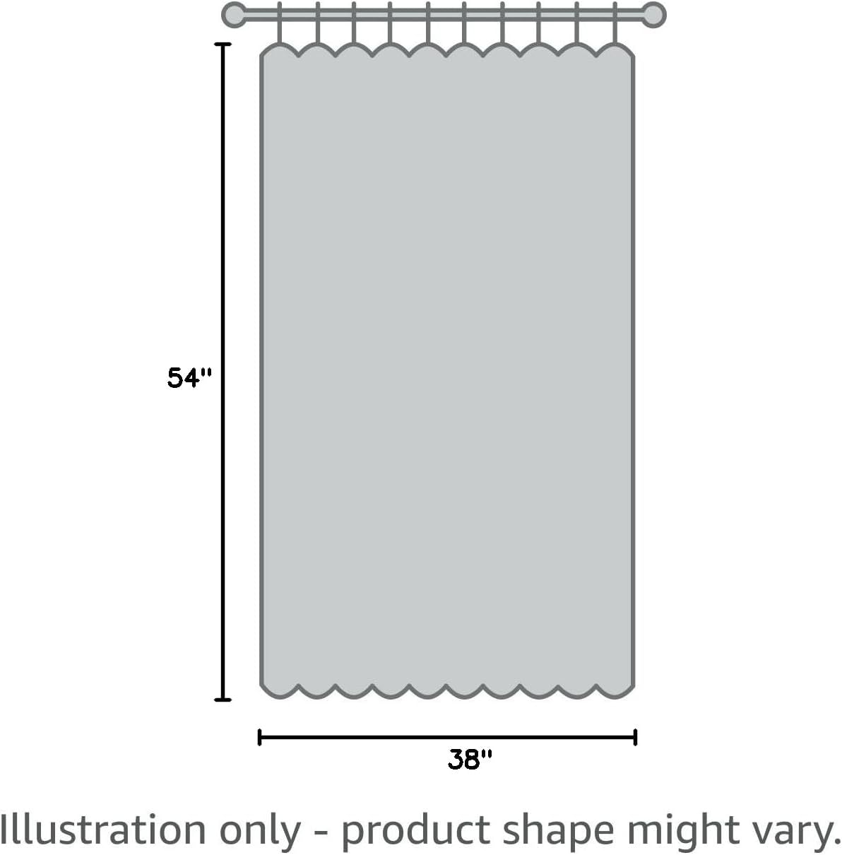 Tollpiz Short Sheer Curtain Living Room Linen Textured Curtains Sheer Light Filtering Voile Rod Pocket Curtain for Bedroom, 38 x 54 inches Long, Beige, Set of 2 Panels