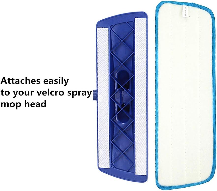Microfiber Spray Mop Replacement Heads for Wet/Dry Mops Floor Cleaning Pads Compatible with Bona Floor Care System (5 Pack )