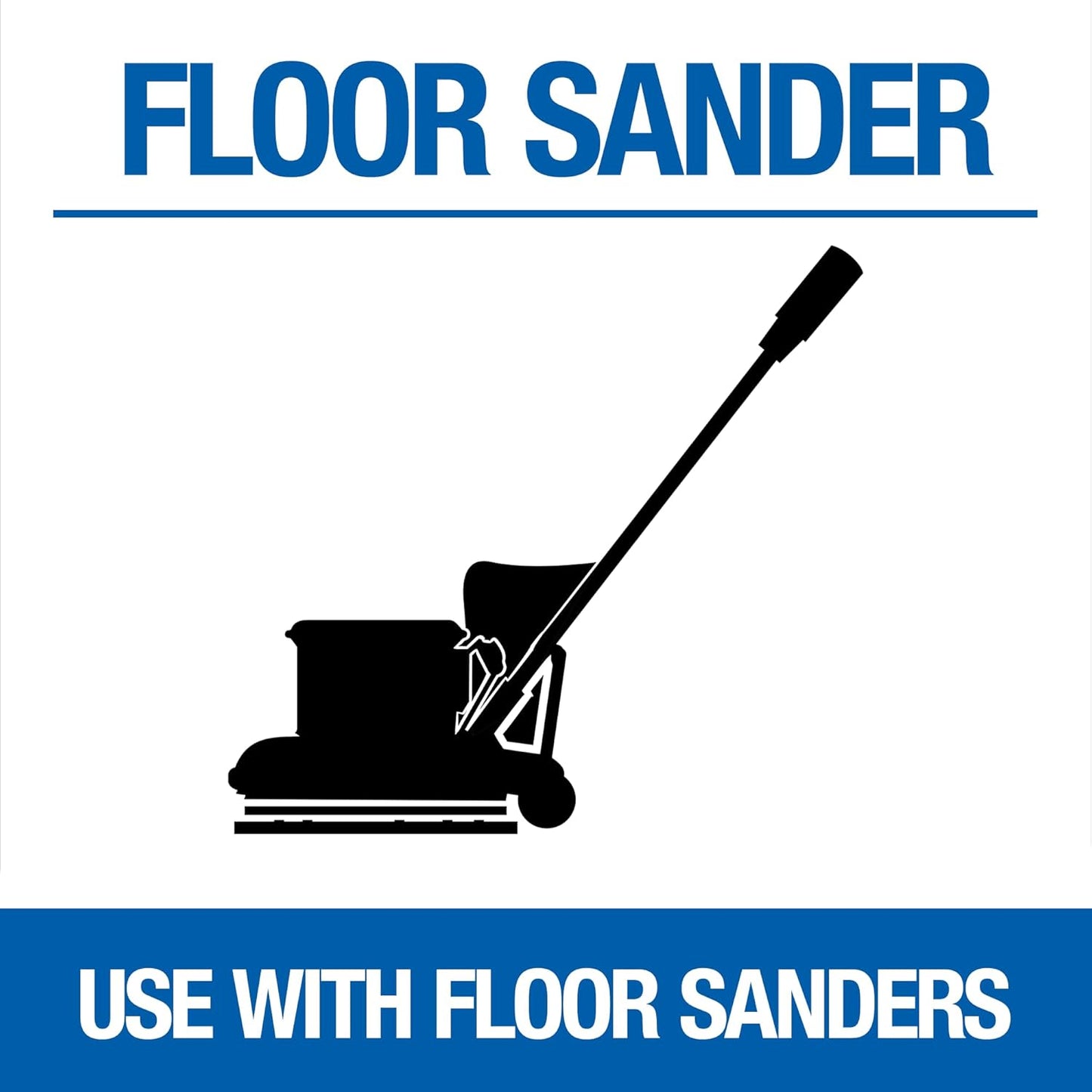 446080 Floor Sanding Screen Disc, 10 Pack, 19", Grit 100 Grit 80