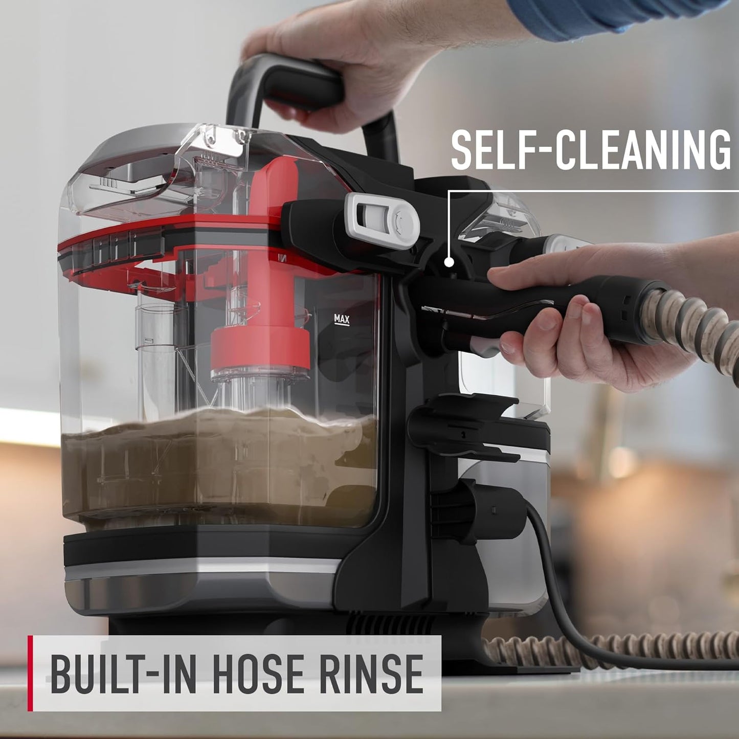 Hoover CleanSlate XL Deep Cleaning Carpet + Upholstery Spot Cleaner Machine with Specialized Tools, Permanent Stain Remover, Pair with Hoover Portable Spot Cleaner Solution