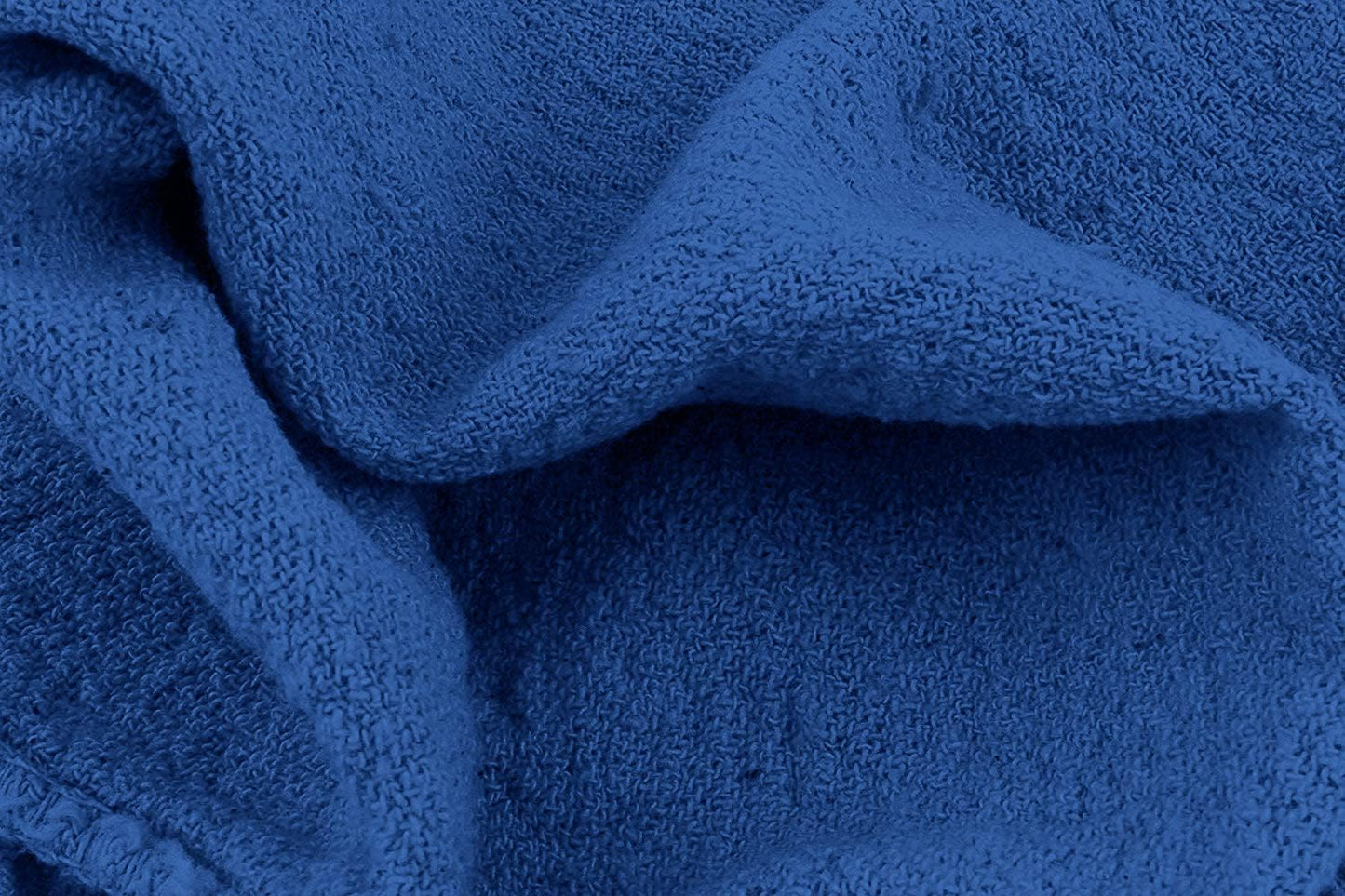 Avalon Towels Cotton Shop Rags – (Pack of 100) Size 12x14 Inches Cleaning Rags – Absorbent Shop Towels and Multipurpose Cleaning Towels for Automobiles, Industries, Garage and Homes (Blue)