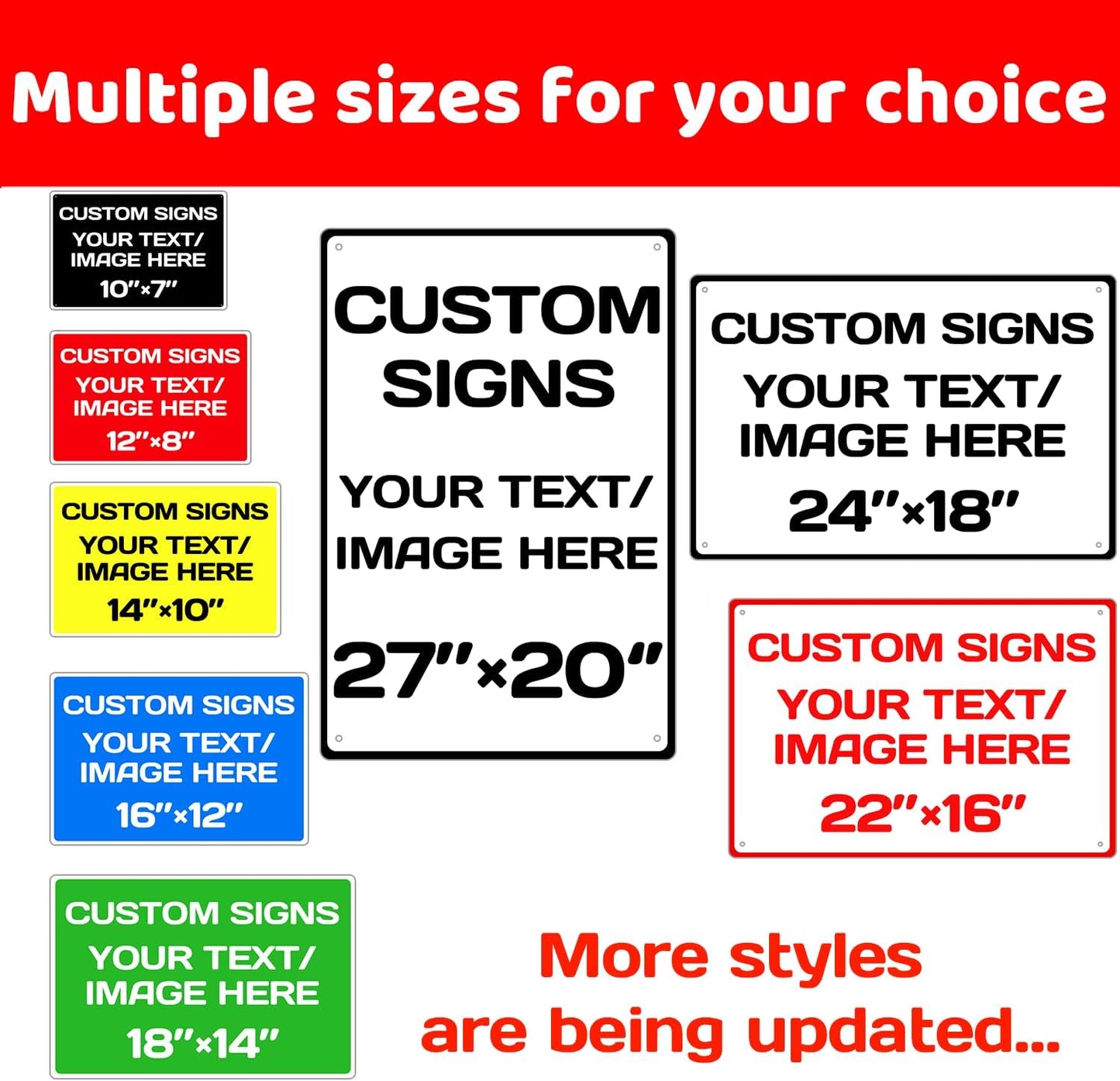 custom company signs,Aluminum Weatherproof Metal Sign Multiple Sizes Custom Personalized Text And picture Here,hazard sign,garden sign,custom door sign,Customised business signs