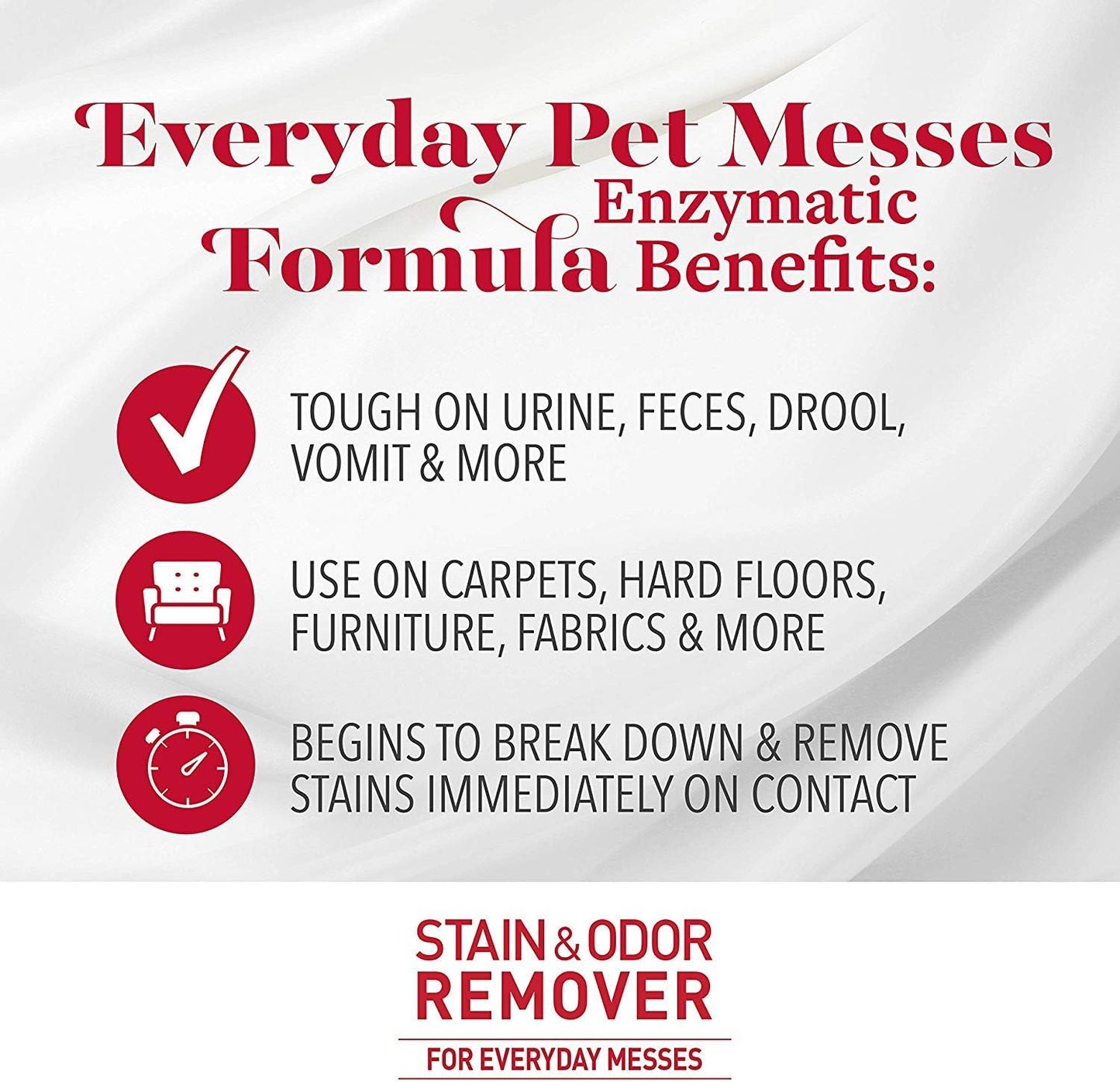 Nature's Miracle Stain and Odor Remover for Dogs, Odor Control Formula, Refill, 1.33 Gal
