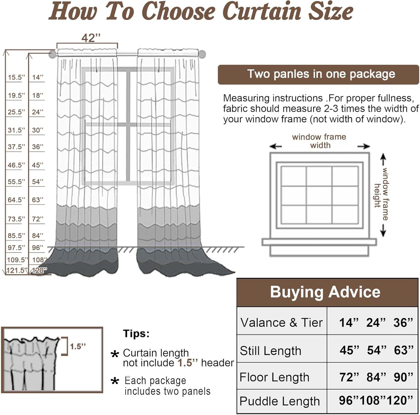 Chyhomenyc Yellow Sheer Curtains 78 Inches Long 2 Panels Set for Living Room, Light Filtering Voile Lightweight Bedroom Curtains, Rod Pocket Solid Window Treatment Drapes, Each 42W x 78L