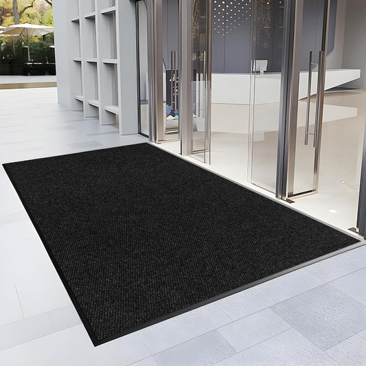 3′ x 50′ Front Door Mat Indoor Outdoor Entrance, Commercial Floor Mat Heavy Duty Dirt Trapper Entryway Doormat, Custom Size Non Slip Rubber Backing Welcome mat, Door Mat for High Traffic Area