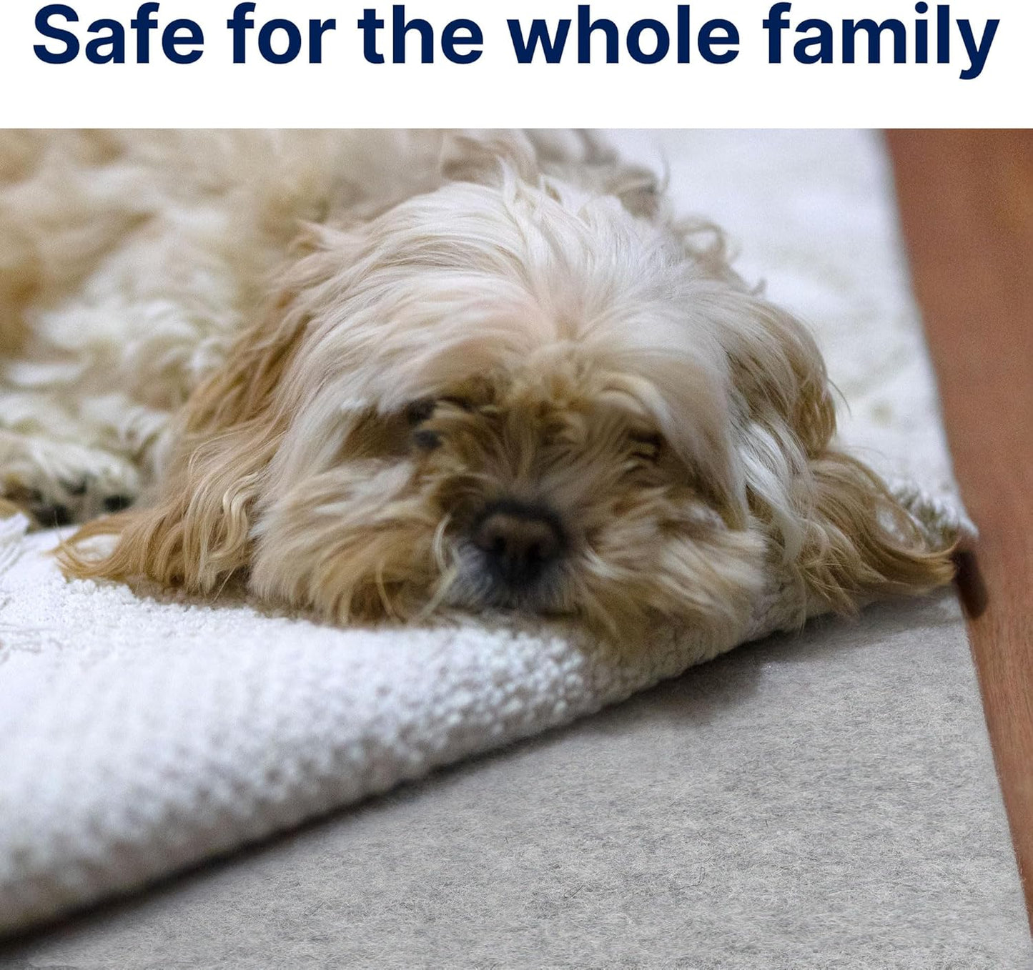 RUGPADUSA - Eco-Plush - 11'x13' - 1/4" Thick - 100% Felt - Premium Cushioned Rug Pad - Available in 3 Thicknesses, Many Custom Sizes