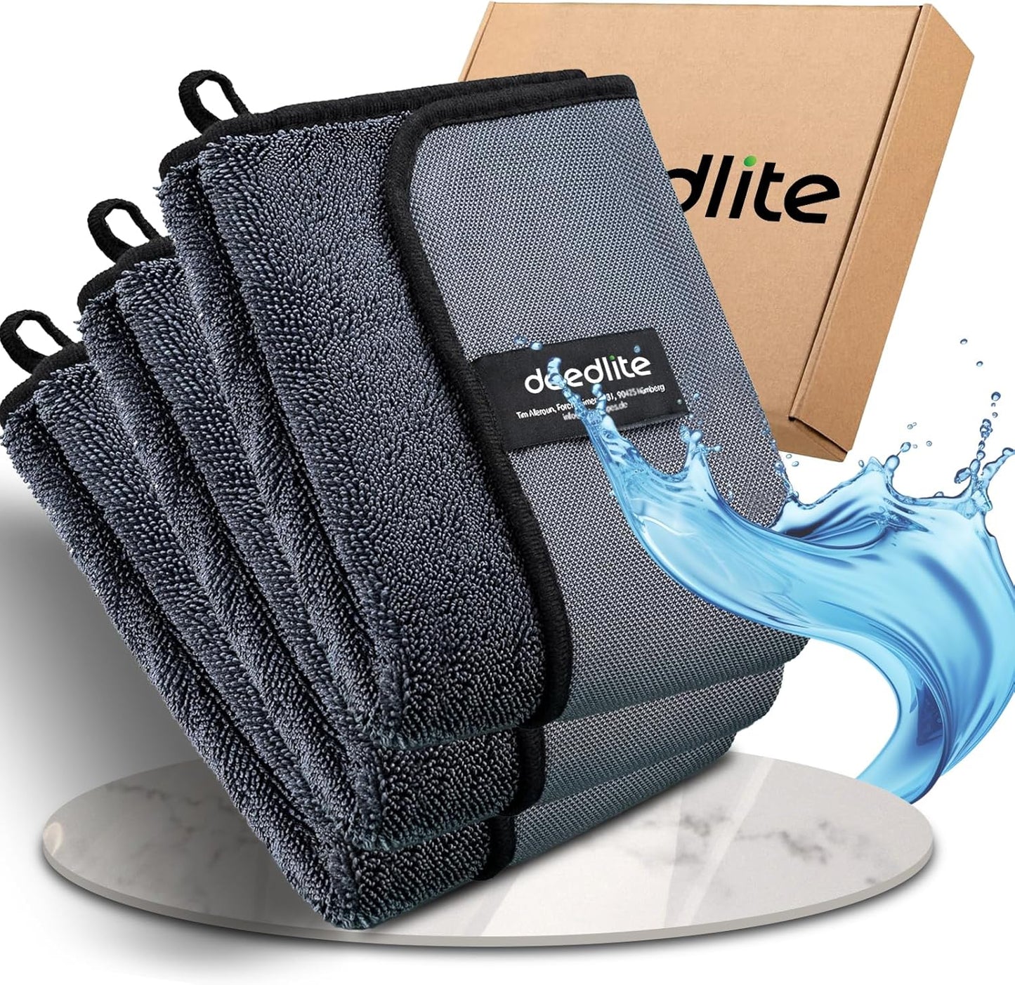 Shiny Bath Wipes Shower Cleaning Cloths, Premium Car Drying Towel | Ultra Absorbent Twisted-Loop Design| Microfiber Towel for Car, Shower Cabin, Household