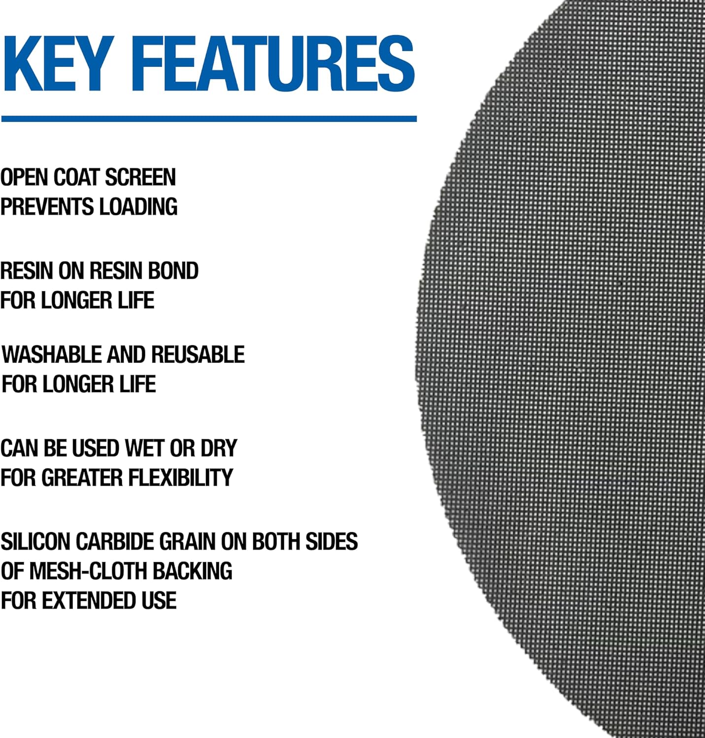 Floor Sanding Screen Disc, 10 Pack, 18", Grit 100 - 445100