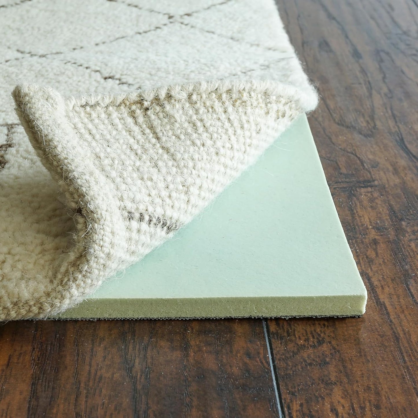 RUGPADUSA - Cloud Comfort Memory Foam - 5'x7' - 7/16" Thick - Luxurious Cushioned Rug Pad - Water Resistant