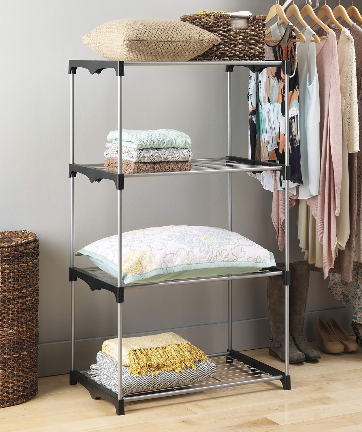 Whitmor Modern Industrial Wardrobe