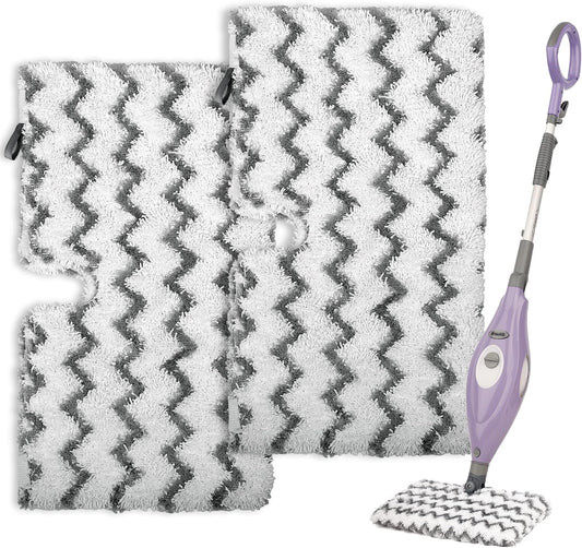 F Flammi Heavy-Duty Steam Mop Replacement Pad for Shark Steam Pocket Mop S3501 S3601 S2901 S2902 S3550 S3801 S3901 SE450 S3601D S3901D for All Hard Floors Soft Scrub Mop Pad for Shark