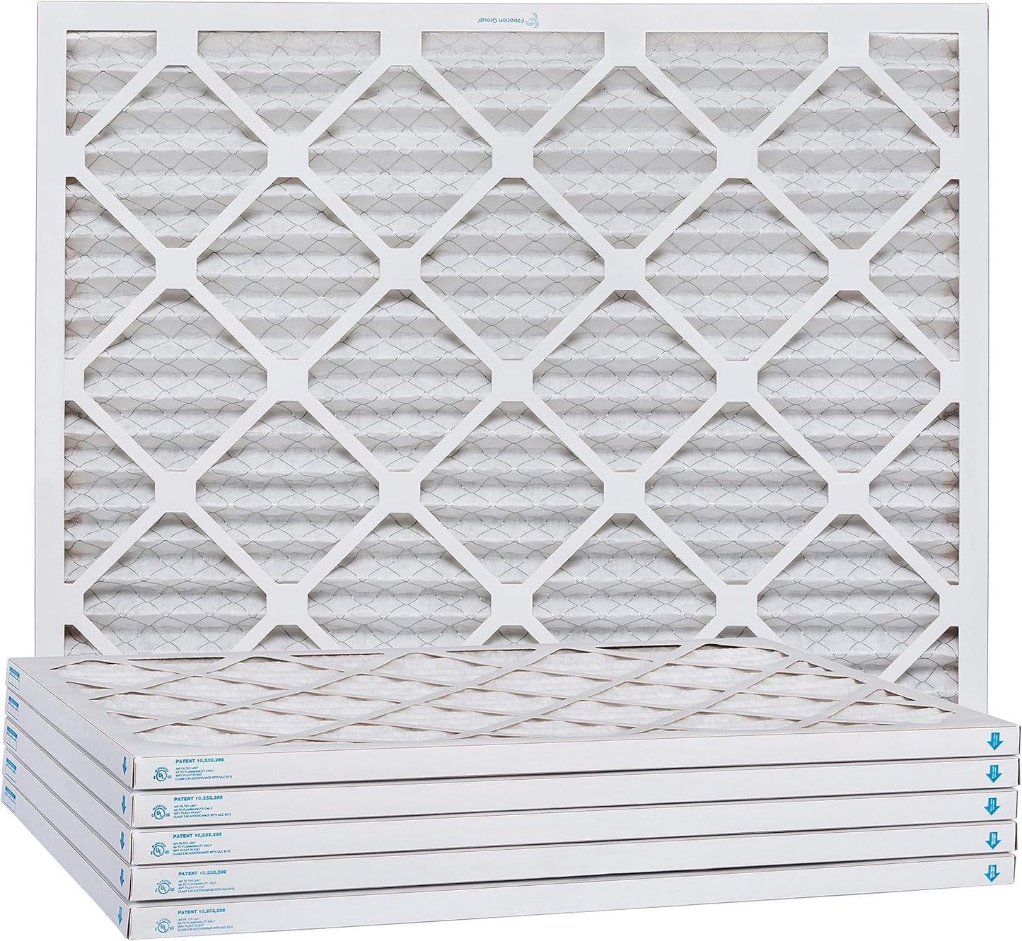 Aerostar 8x10x1 MERV 8, Pleated Air Filter, 8x10x1, Box of 6, Made in the USA