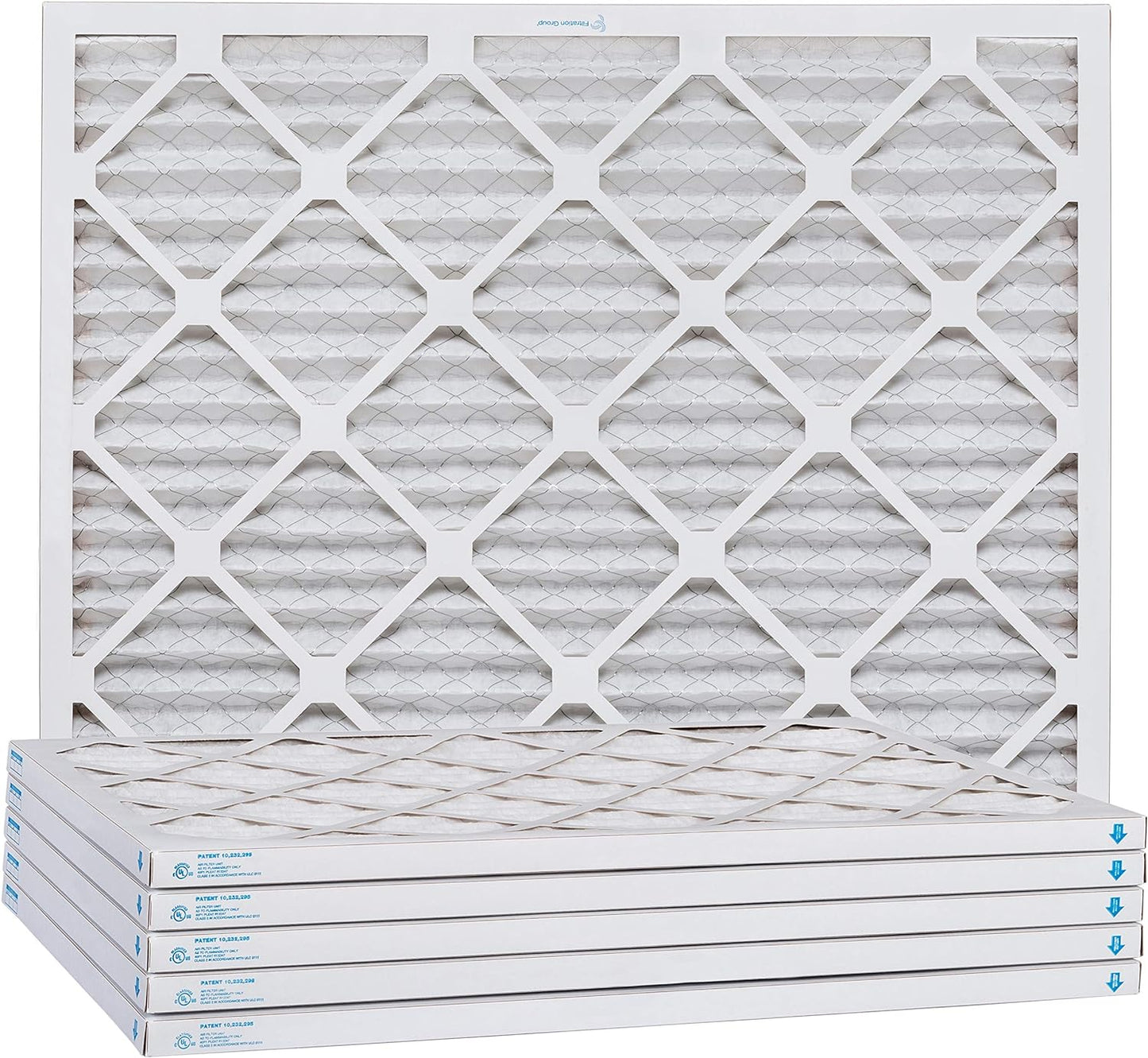 Aerostar 8x20x1 MERV 8, Pleated Air Filter, 8x20x1, Box of 6, Made in the USA