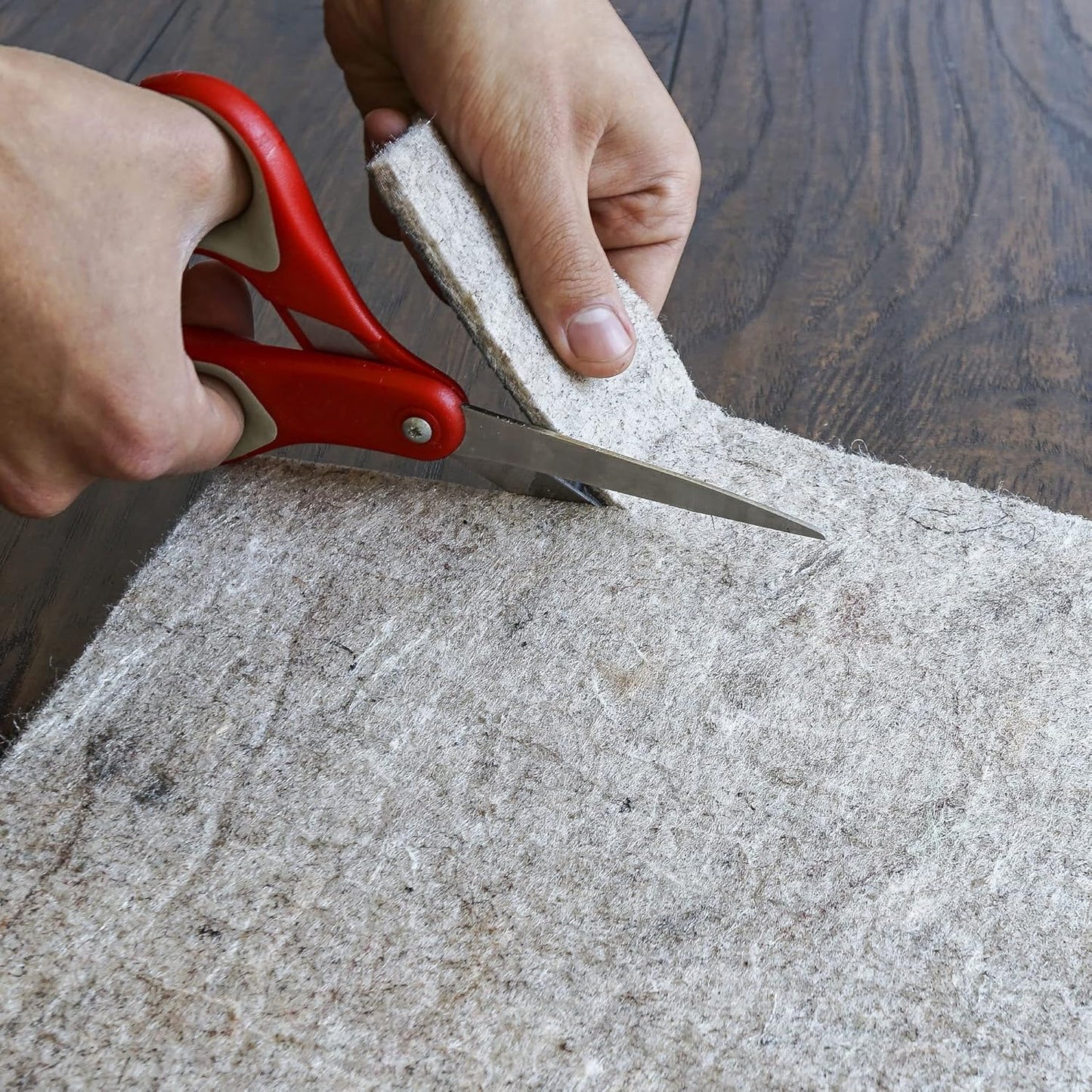 RUGPADUSA - Dual Surface - 2'x3' - 1/8" Thick - Felt + Rubber - Non-Slip Backing Rug Pad - Adds Low-Profile Comfort and Protection
