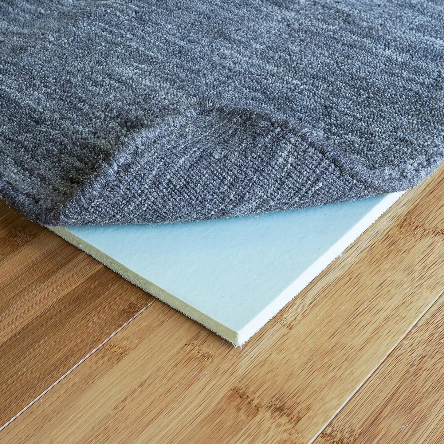 RUGPADUSA - Cloud Comfort Memory Foam - 6'x9' - 7/16" Thick -Luxurious Cushioned Rug Pad - Water Resistant